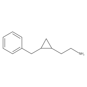 Rel-2-((1S,2S)-2-benzylcyclopropyl)ethan-1-amine结构式