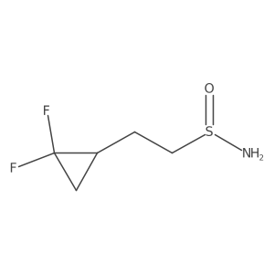 2-(2,2-Difluorocyclopropyl)ethane-1-sulfinamide结构式