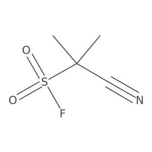 1-Cyano-1-methylethane-1-sulfonyl fluoride Structure