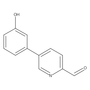 5-(3-Hydroxyphenyl)pyridine-2-carbaldehyde Structure
