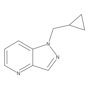 1-(cyclopropylmethyl)-1H-pyrazolo[4,3-b]pyridine Structure