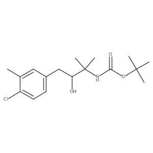 tert-butyl N-[4-(4-chloro-3-methylphenyl)-3-hydroxy-2-methylbutan-2-yl]carbamate Structure