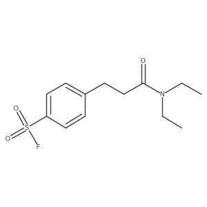 4-[3-(Diethylamino)-3-oxopropyl]benzenesulfonyl fluoride Structure