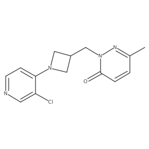 2-{[1-(3-Chloropyridin-4-yl)azetidin-3-yl]methyl}-6-methyl-2,3-dihydropyridazin-3-one Structure