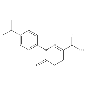 6-Oxo-1-[4-(propan-2-yl)phenyl]-1,4,5,6-tetrahydropyridazine-3-carboxylic acid Structure