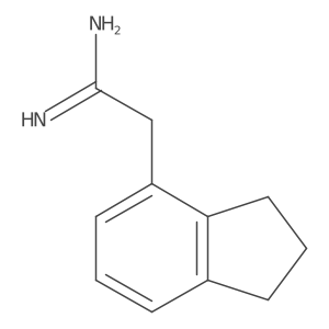 2-(2,3-dihydro-1H-inden-4-yl)ethanimidamide结构式