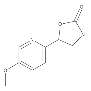 5-(5-Methoxypyridin-2-yl)-1,3-oxazolidin-2-one Structure