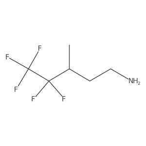4,4,5,5,5-Pentafluoro-3-methylpentan-1-amine Structure