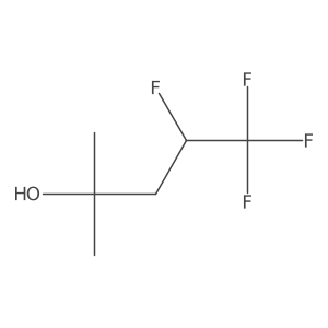 4,5,5,5-Tetrafluoro-2-methylpentan-2-ol Structure