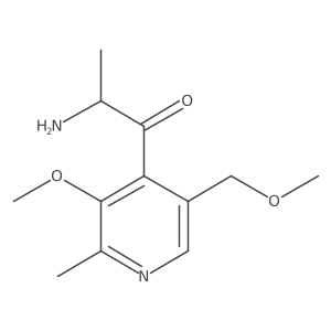 2-Amino-1-[3-methoxy-5-(methoxymethyl)-2-methylpyridin-4-yl]propan-1-one Structure