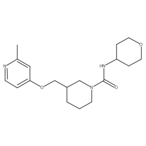 3-{[(2-methylpyridin-4-yl)oxy]methyl}-N-(oxan-4-yl)piperidine-1-carboxamide Structure