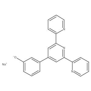 Sodium 3-[6-(pyridin-2-yl)-[2,2'-bipyridin]-4-yl]benzen-1-olate结构式