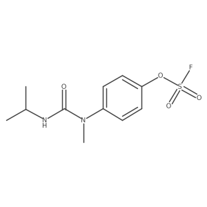 1-Fluorosulfonyloxy-4-[methyl(propan-2-ylcarbamoyl)amino]benzene结构式