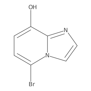 5-Bromoimidazo[1,2-A]pyridin-8-OL结构式