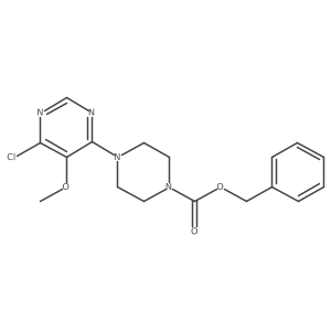 Benzyl 4-(6-chloro-5-methoxypyrimidin-4-YL)piperazine-1-carboxylate Structure