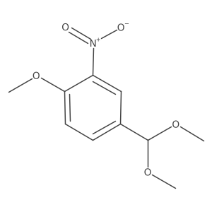 4-(Dimethoxymethyl)-1-methoxy-2-nitrobenzene结构式