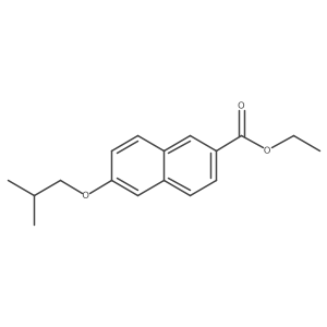 Ethyl 6-isobutoxy-2-naphthoate Structure