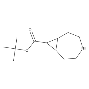 Tert-butyl 4-azabicyclo[5.1.0]octane-8-carboxylate Structure