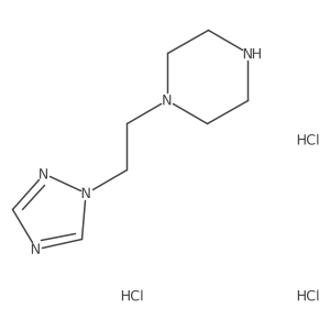 1-[2-(1H-1,2,4-triazol-1-yl)ethyl]piperazinetrihydrochloride结构式