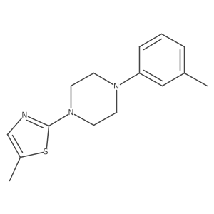1-(5-Methyl-1,3-thiazol-2-yl)-4-(3-methylphenyl)piperazine Structure
