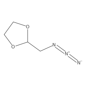2-(Azidomethyl)-1,3-dioxolane Structure