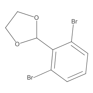 2-(2,6-Dibromophenyl)-1,3-dioxolane Structure