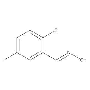 2-Fluoro-5-iodobenzaldehyde oxime Structure