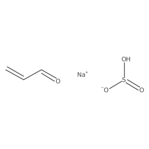 Sodium hydrogen sulfite--prop-2-enal (1/1/1)结构式