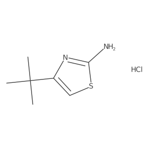 4-Tert-butyl-1,3-thiazol-2-amine hydrochloride结构式