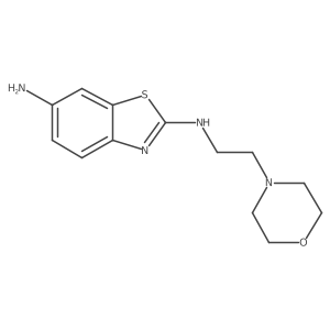 N2-[2-(4-morpholinyl)ethyl]-2,6-benzothiazolediamine Structure