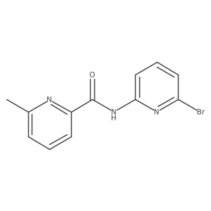 N-(6-bromopyridin-2-yl)-6-methylpyridine-2-carboxamide结构式