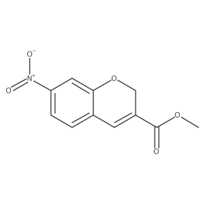 Methyl 7-nitro-2H-1-benzopyran-3-carboxylate Structure