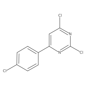 Pyrimidine, 2,4-dichloro-6-(4-chlorophenyl)-结构式