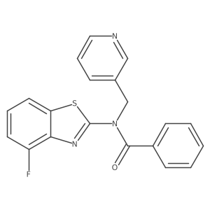 N-(4-fluorobenzo[d]thiazol-2-yl)-N-(pyridin-3-ylmethyl)benzamide Structure