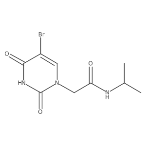 2-(5-Bromo-2,4-dioxo-3,4-dihydropyrimidin-1(2h)-yl)-N-isopropylacetamide结构式