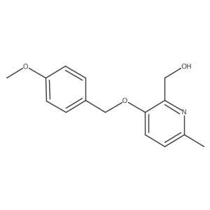 [3-(4-Methoxy-benzyloxy)-6-methyl-pyridin-2-yl]-methanol结构式