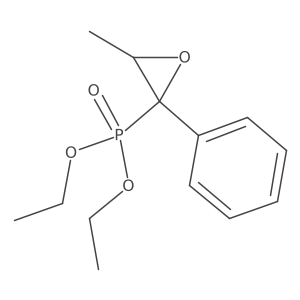 Phosphonic acid, (3-methyl-2-phenyl-2-oxiranyl)-, diethyl ester结构式