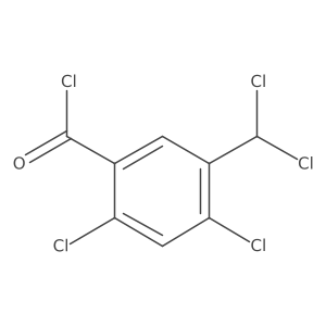 2,4-Dichloro-5-(dichloromethyl)benzoyl chloride Structure