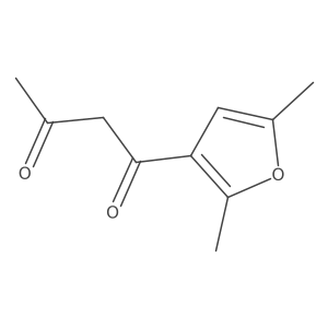 1-(2,5-Dimethylfuran-3-yl)butane-1,3-dione Structure