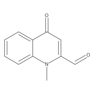 1,4-Dihydro-1-methyl-4-oxo-2-quinolinecarboxaldehyde结构式