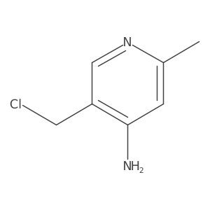 5-(Chloromethyl)-2-methylpyridin-4-amine Structure