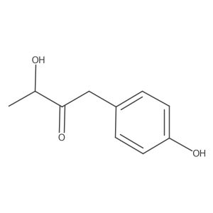 3-Hydroxy-1-(4-hydroxyphenyl)butan-2-one Structure