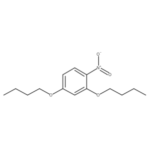 2,4-Dibutoxy-1-nitrobenzene结构式