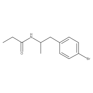 n-(1-(4-Bromophenyl)propan-2-yl)propionamide结构式