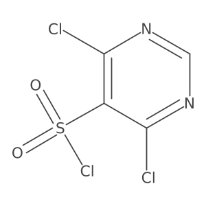 4,6-Dichloropyrimidine-5-sulfonyl chloride结构式
