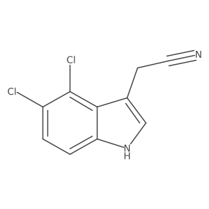 2-(4,5-dichloro-1H-indol-3-yl)acetonitrile Structure