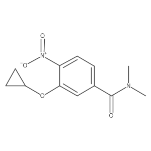 3-Cyclopropoxy-N,N-dimethyl-4-nitrobenzamide结构式