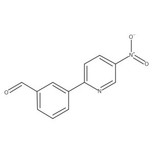 3-(5-Nitropyridin-2-yl)benzaldehyde结构式