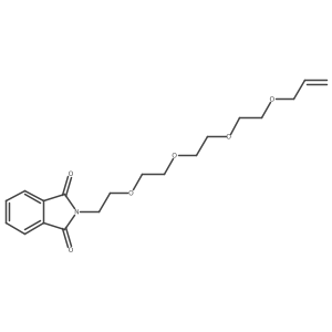 2-(3,6,9,12-Tetraoxapentadec-14-en-1-yl)-1H-isoindole-1,3(2H)-dione Structure