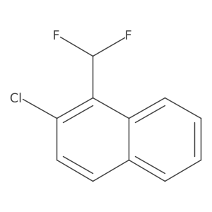 2-Chloro-1-(difluoromethyl)naphthalene结构式
